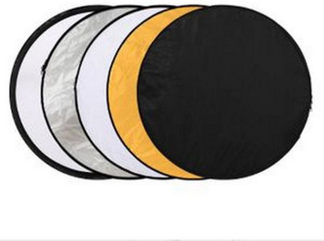 키밍 휴대용 반사판 촬영용 조명판 확산판 원형 60cm, 1개