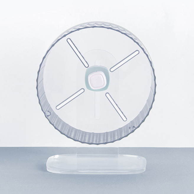 햄스타일 햄스터 올뉴 사일런트 아크릴 런닝휠 17cm LY-112, 1개, 투명