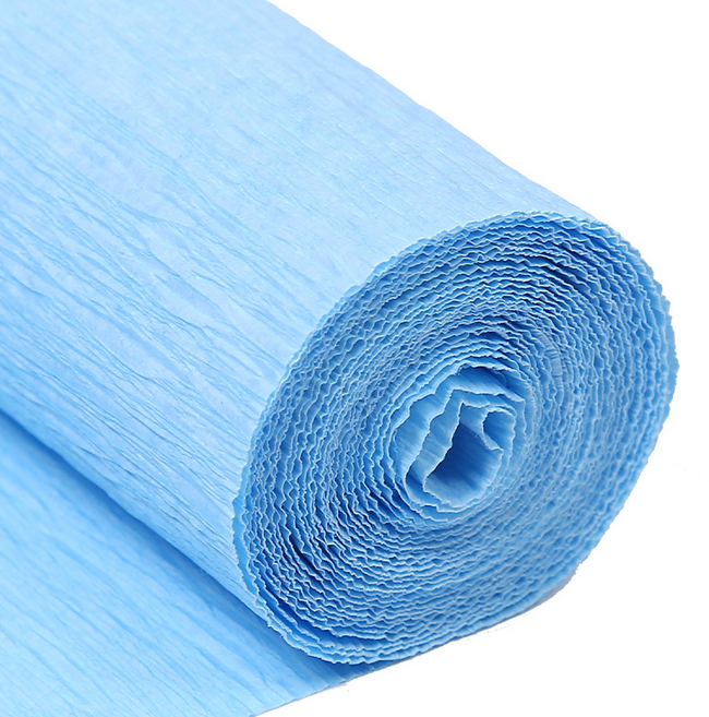 코히모 두성 투톤 주름지 구김지 50 x 250 cm 4W090, 1개, 블루