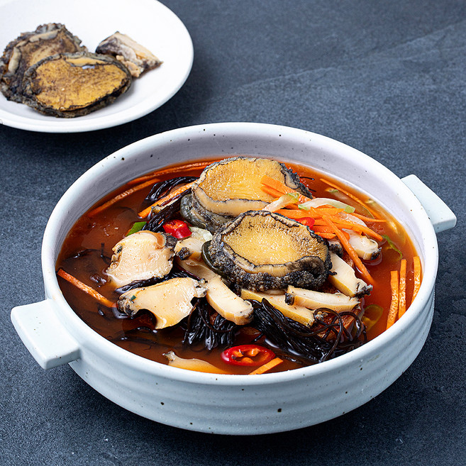 완도맘 물회 자숙순살전복 180g 6마리 + 꼬시래기 120g + 육수 400g 세트, 1세트