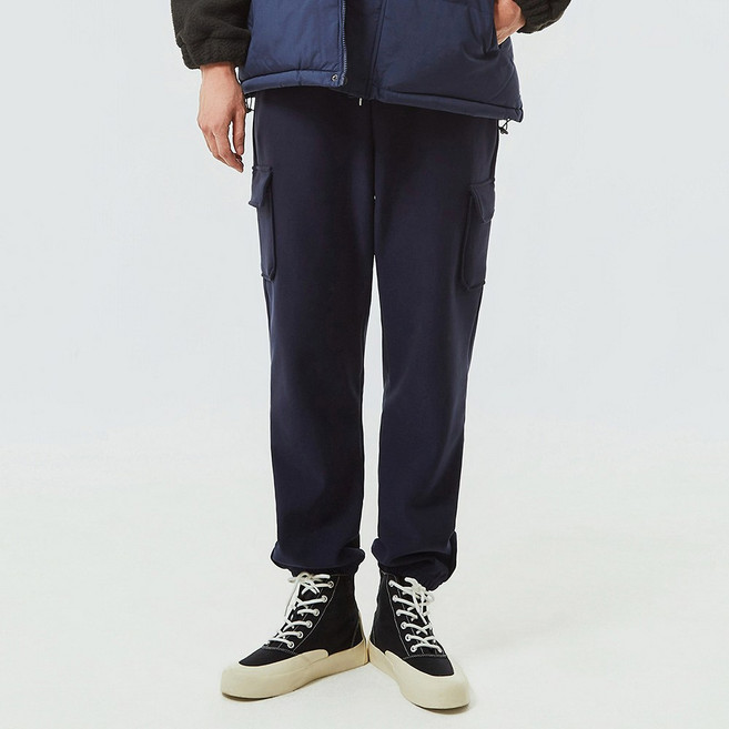 씨티라이프카멜 남녀공용 카고 조거 방한 겨울 기모 트레이닝 바지