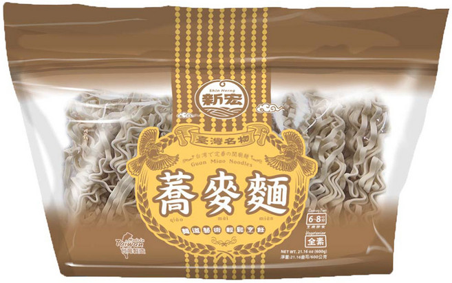 新宏 蕎麥關廟麵, 600g, 1個
