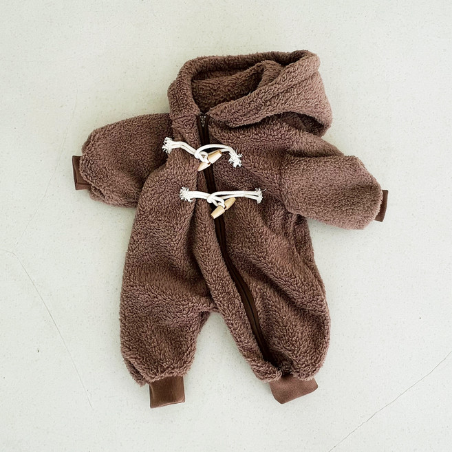 베베나인 유아용 신생아 떡볶이 우주복