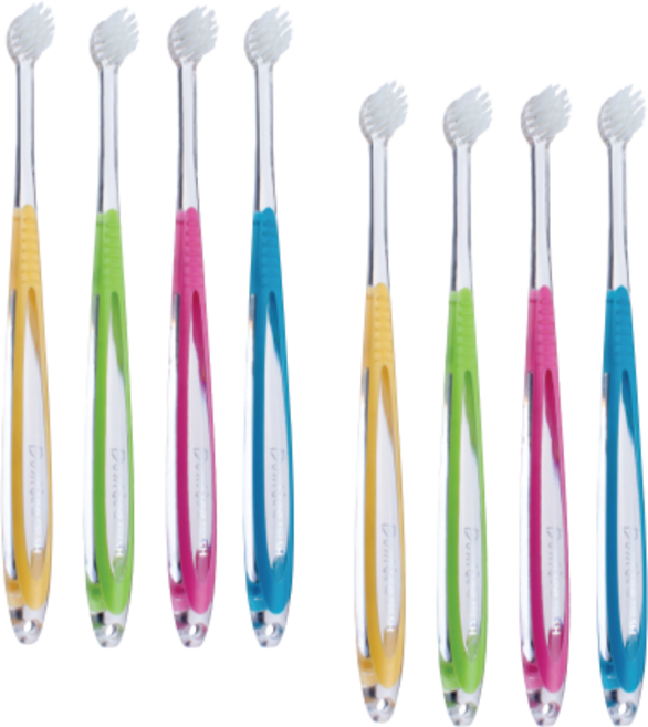 본니 이중 슬림모 칫솔 103sh 랜덤발송, 1개입, 8개