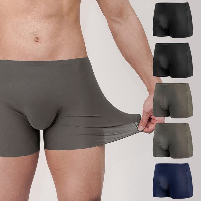 엠포엔드 통기성 좋은 냉감 소재 남성용 드로즈 맨즈스킨 5p 세트