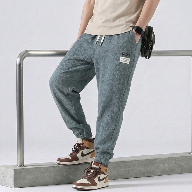 마켓에이 남성용 시원한 스판 조거 팬츠 M263-0384