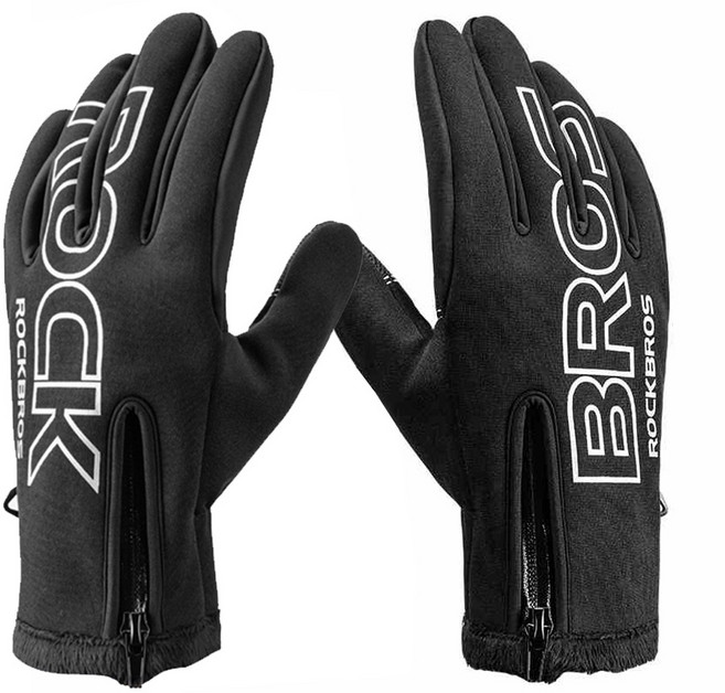 락브로스 라이딩 방한장갑 S091-4BK, 블랙, 1개