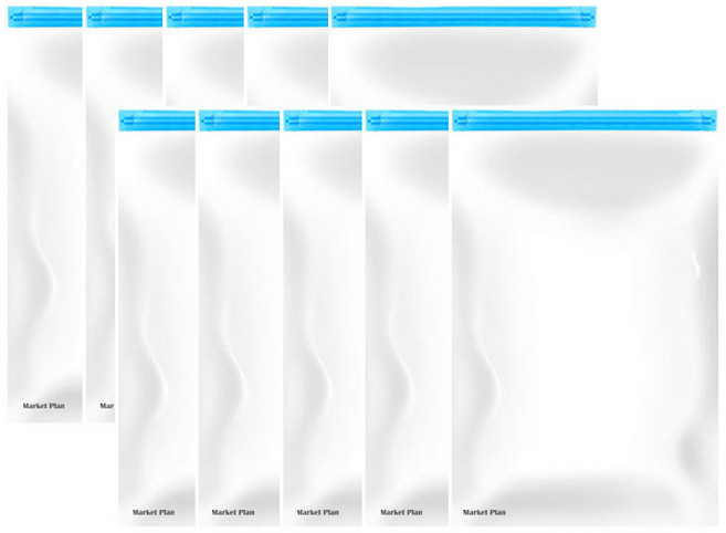 마켓플랜 여행용 압축팩 롤형, 1개입, 10개