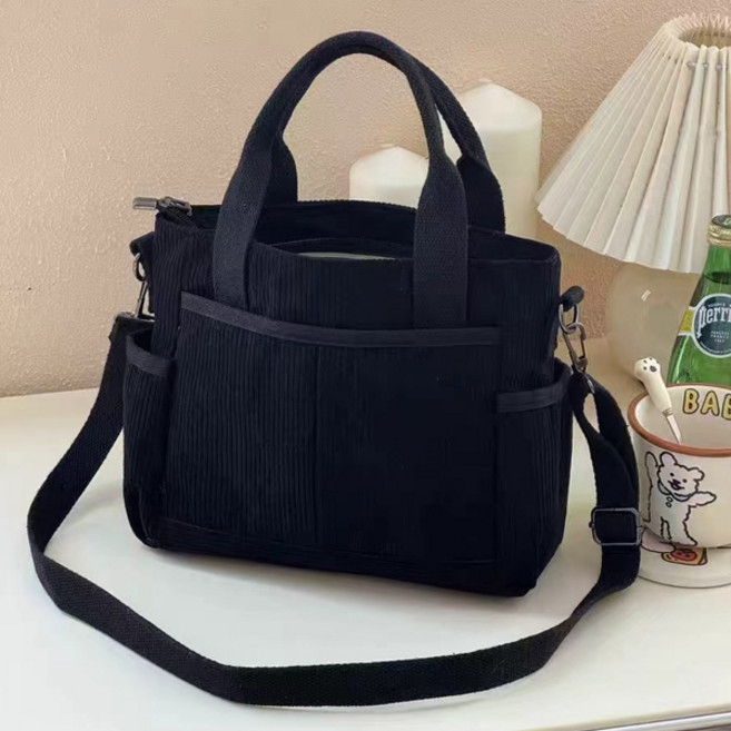 Sunbit 女性用 Kana 燈芯絨日常托特包