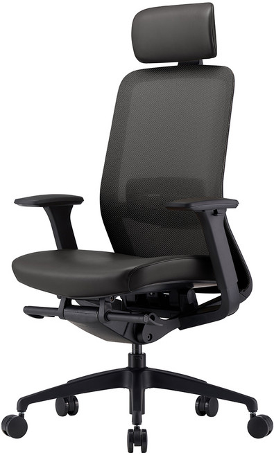 파트라 라보 태스크 체어 11MPAKSD, 블랙(등판 좌판), 블랙(프레임)