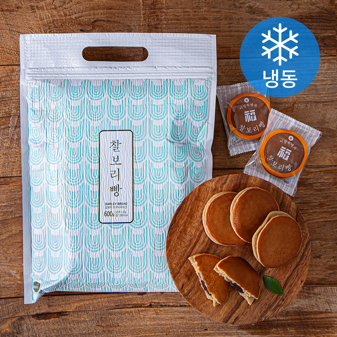이상복명과 찰보리빵 (냉동), 30g, 20개입, 1개