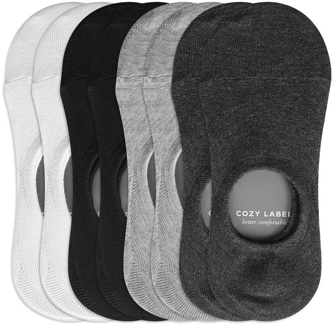 코지라벨 남성용 컴포트 앞코보강 페이크삭스 4종 x 2p 세트