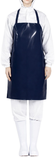 홈스라인 양면 방수 목끈형 앞치마 소, 네이비, 1개