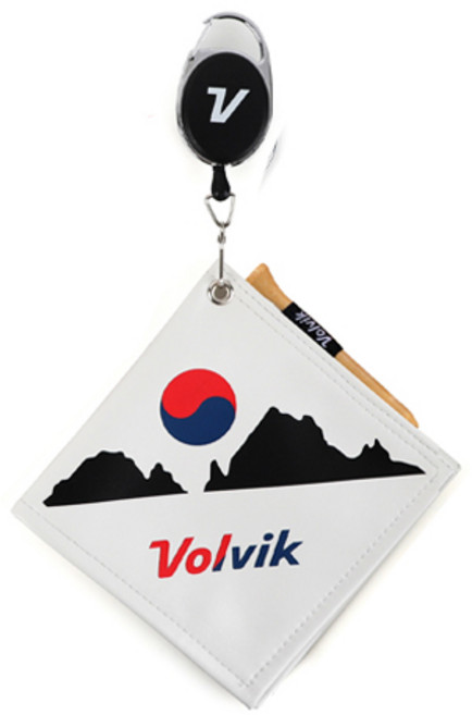 Volvik PERFORMANCE-TOUR自動捲線高爾夫球巾 獨島款, 混色, 1個