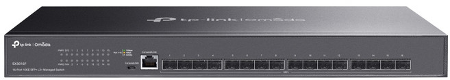 tp-link JetStream 16埠 10GE SFP+插槽 L2+管理型交換器, 1個, TL-SX3016F