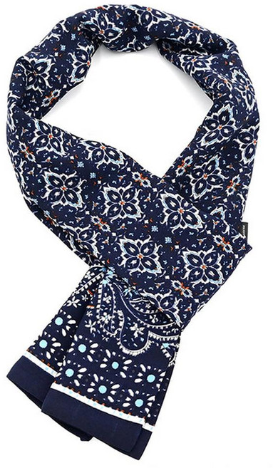 WIMAC 男士印花長版領巾