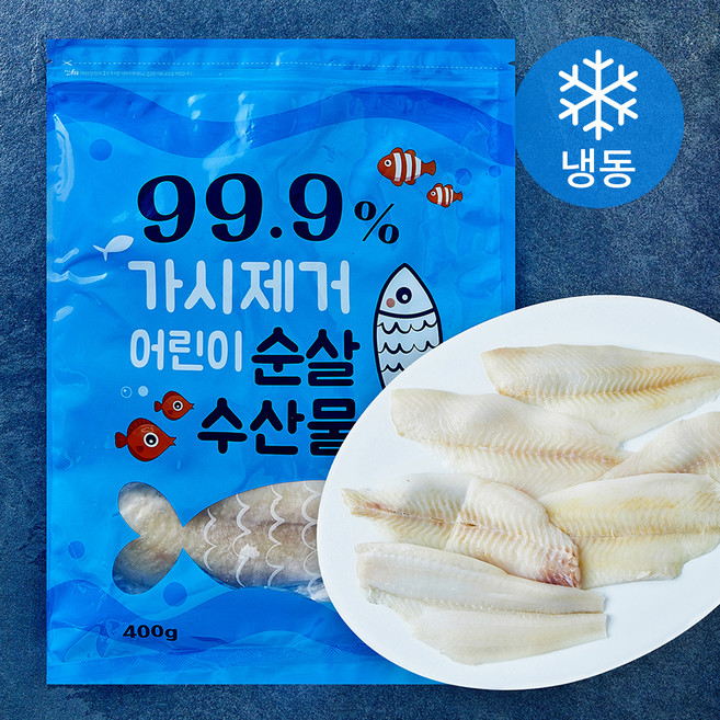 가시제거 어린이 순살 가자미 (냉동), 1개, 400g