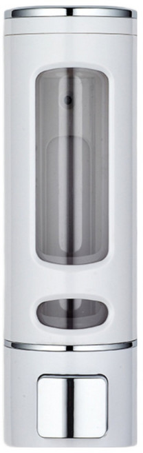 유티즌 무타공 샴푸 욕실 주방 세제 간편부착 디스펜서, 1개, 화이트