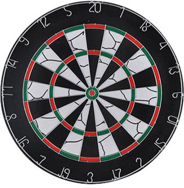 순잠 클래식 오리지널 다트보드 강철 02 + 다트 6p 세트, 혼합색상