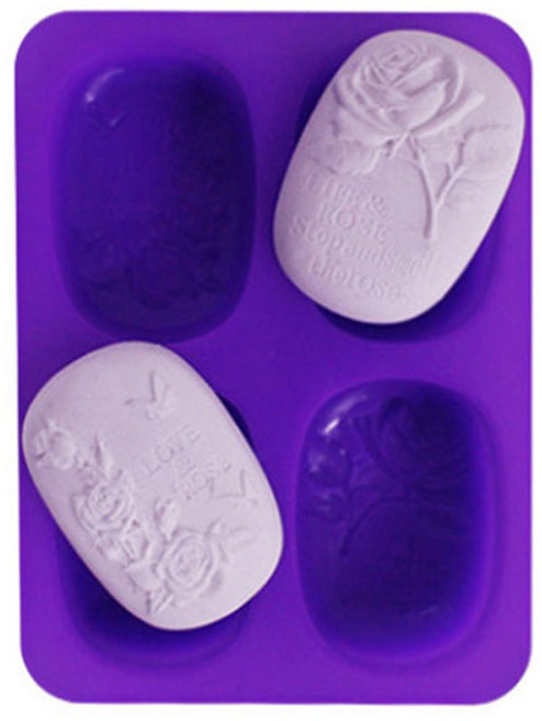 러브앤로즈 4구 실리콘몰드, 랜덤발송