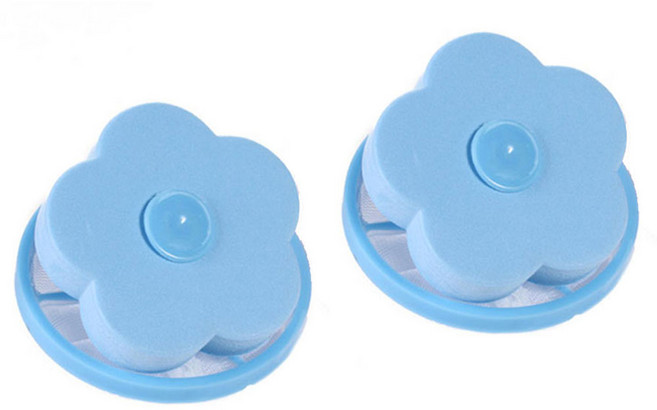 통돌이 세탁기 먼지 거름망, 블루, 2개