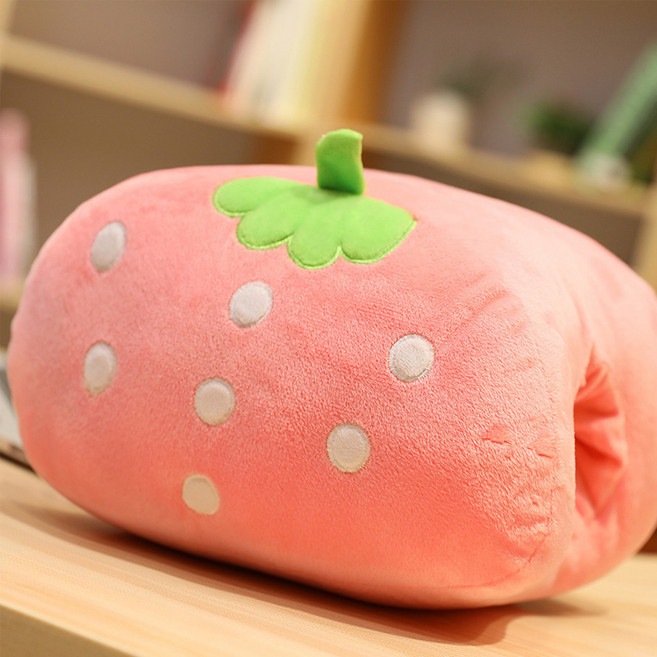 앤티스 웜앤핫 손에 끼는 쿠션 낮잠 베개, 말랑베리