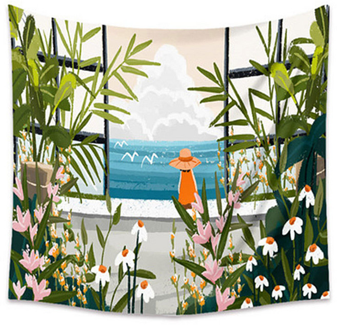 풍경 일러스트 태피스트리, TYPE1