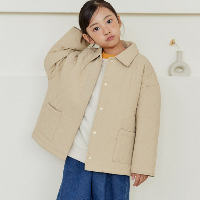 바브키즈 주니어 아동용 퀄팅 자켓