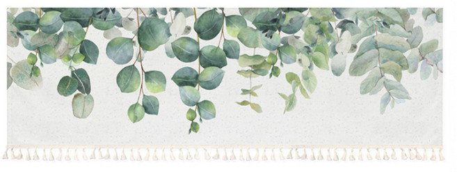 알럽홈 스타일프린팅 태슬 벨크로 멀티커튼