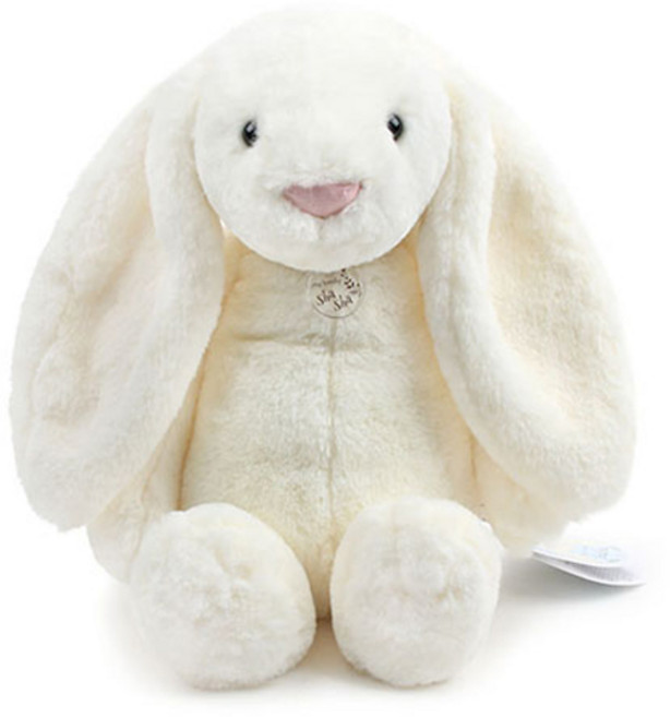 성업상사 마이 러블리 샤샤 토끼 봉제인형, 30cm, 아이보리, 1개