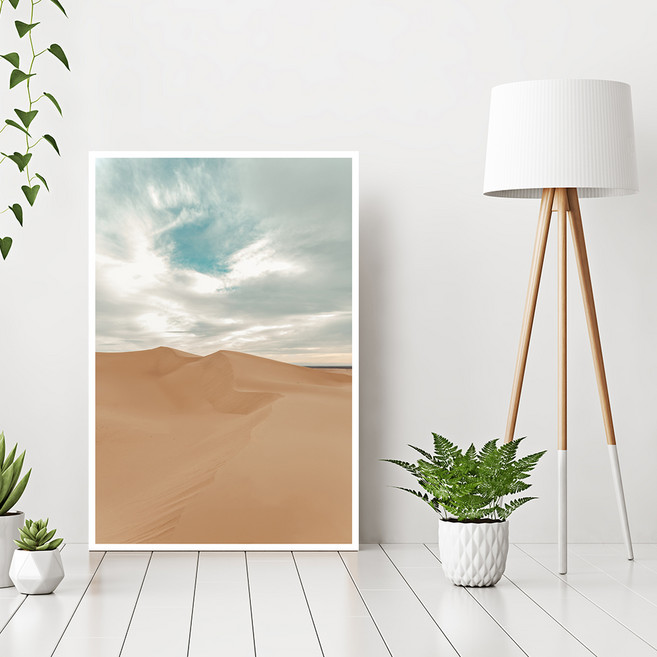 마니앤솔 액자테이블 모래언덕 SKY 대, 혼합색상