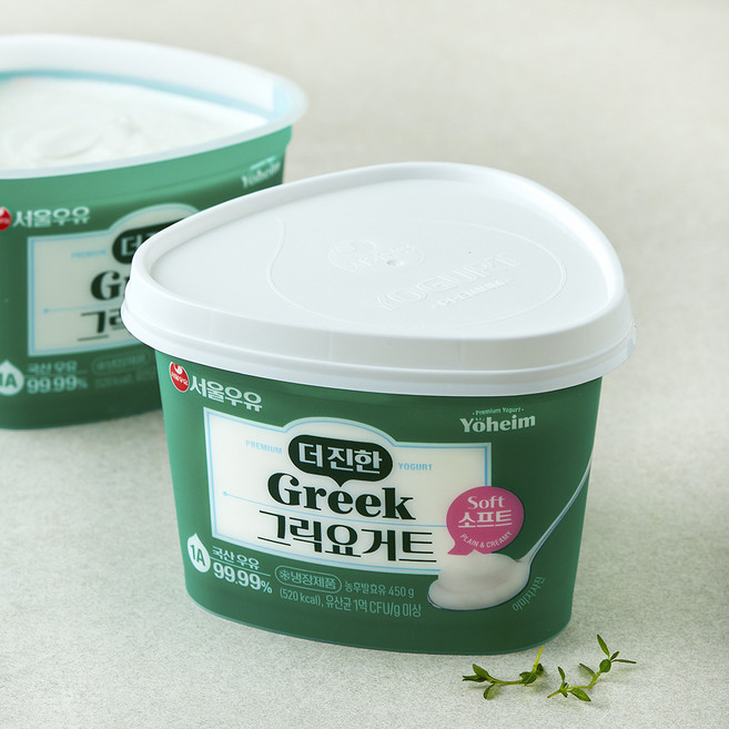 서울우유 더 진한 그릭요거트 소프트, 450g, 1개