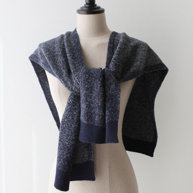 바비수 앵거스 가디건 숄 머플러