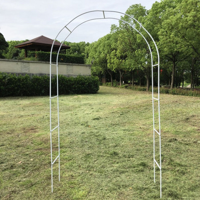 Anplant 拱門型爬藤架 白色