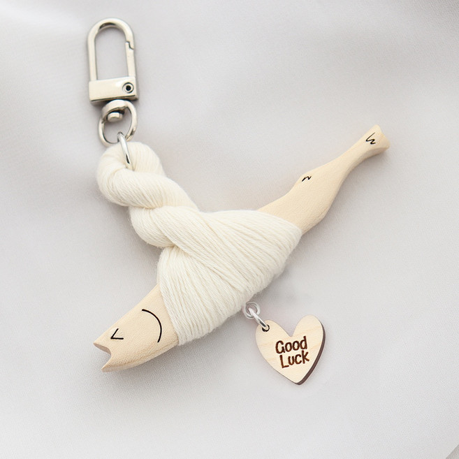 마켓유니버스 액막이명태 명구 키링, 명주실+찡긋눈 굿럭, 1개
