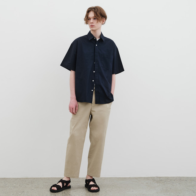 마인드브릿지 남성용 루즈핏 풀밴딩 팬츠 MXPT3150