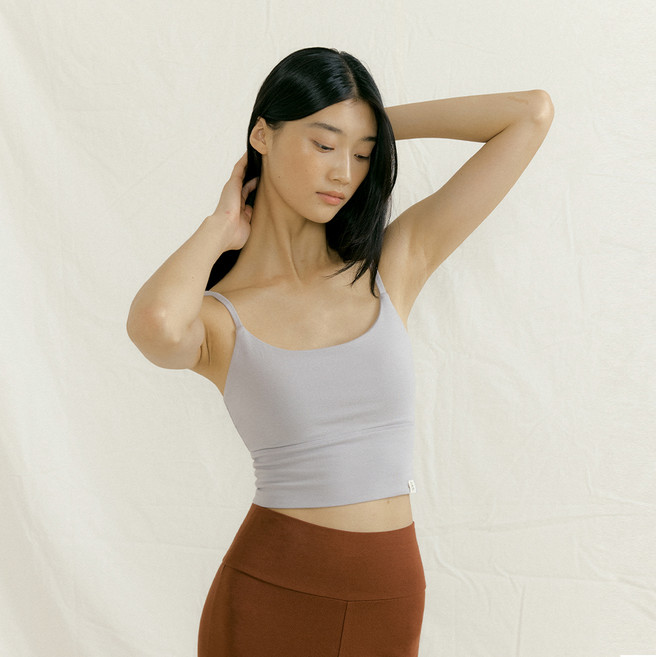 프론투라인 여성용 반다 마이테 디나 크롭탑 요가 나시