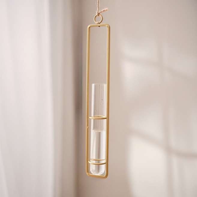 라보비아 유리 프레임 수경 플랜트 포인트 인테리어 벽장식, 수경화병 골드미디움