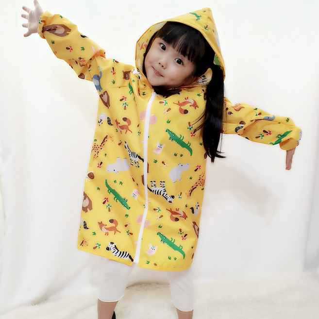 BANY KIDS 圖案印花雨衣