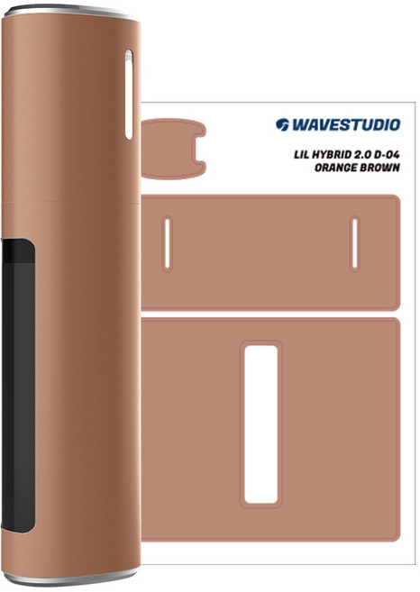 웨이브스튜디오 릴 하이브리드 2.0 스킨 스티커, D-04 ORANGE BROWN, 2개