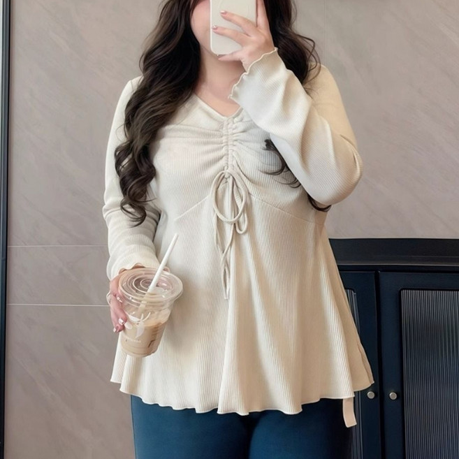 언헤브 데일리 드로스트링 임부 티셔츠