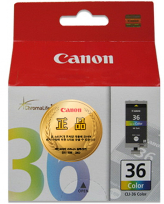 캐논 잉크 CLI-36C, 컬러, 1개