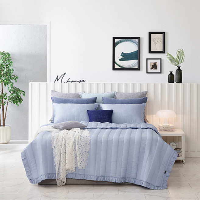 박홍근홈패션 드림스 풍기인견 누비이불 패드 베개커버 세트