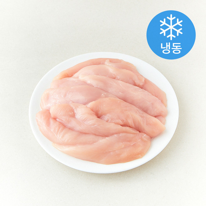 벌쿡 닭고기 부분육 안심 (냉동), 1개, 1kg