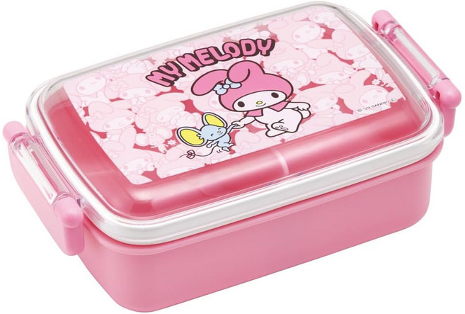 스케이터 산리오 핑크 1단 휴대용기 450ml RBF3ANAG, 혼합색상, 1개