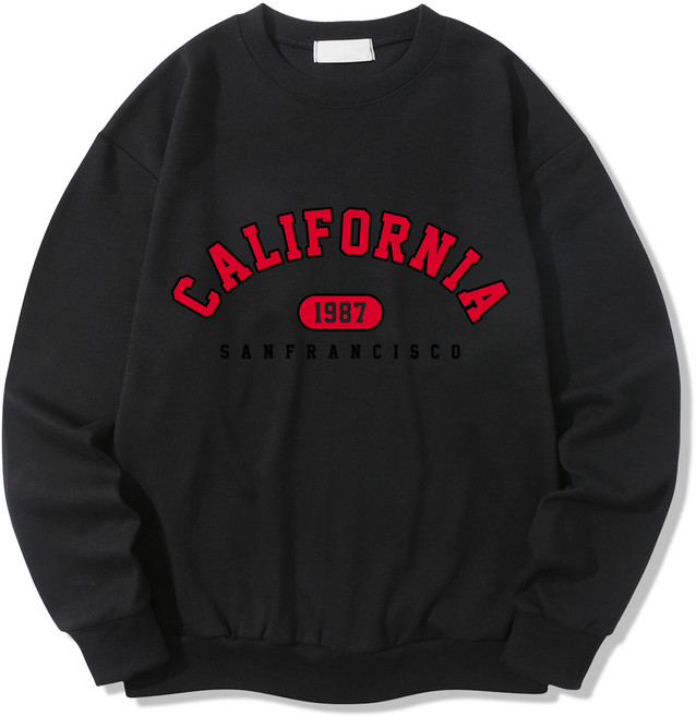 일루소 남여공용 특양면 스탠다드 캘리포니아 1987 맨투맨 베이직핏