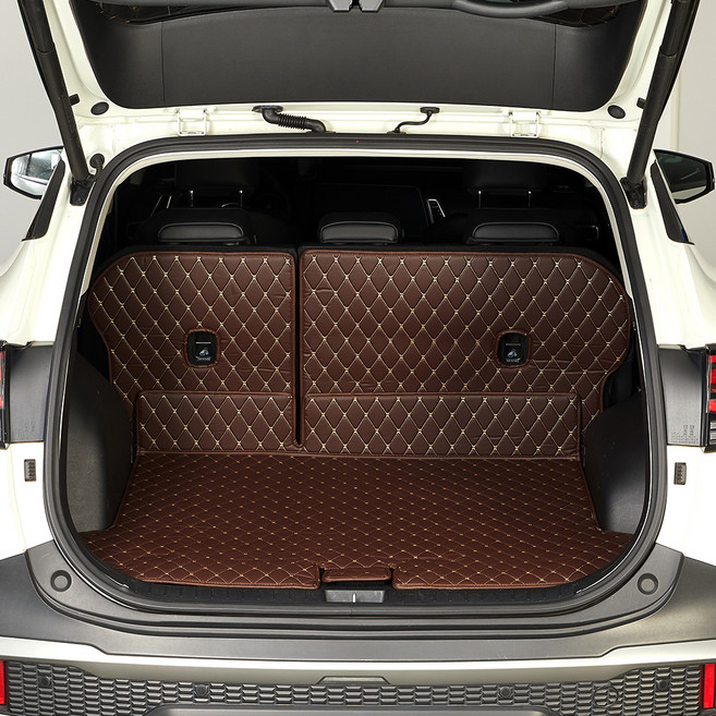 메이튼 차량용 트렁크 매트 일체형, 브라운, KGM 코란도C/뉴코란도C (11년2월~19년2월)