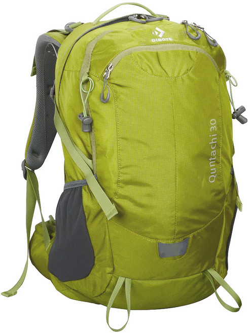 DIBOTE 迪伯特 極輕特仕版 專業登山休閒背包 附背架 + 防水套, 特仕綠