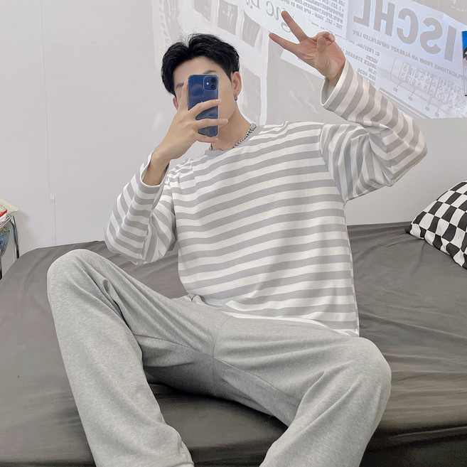 세컨핑크 남성용 MZ세대 데일리 상하의 잠옷 세트