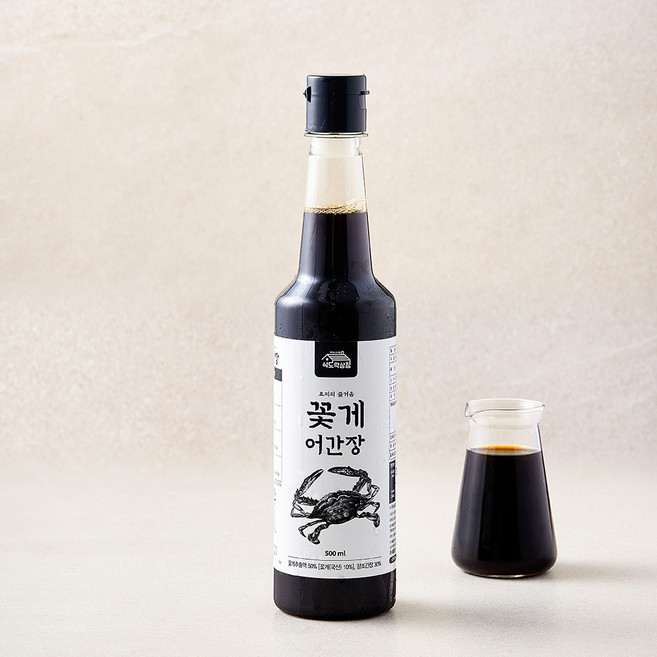 식도락상점 꽃게 어간장, 1개, 500ml